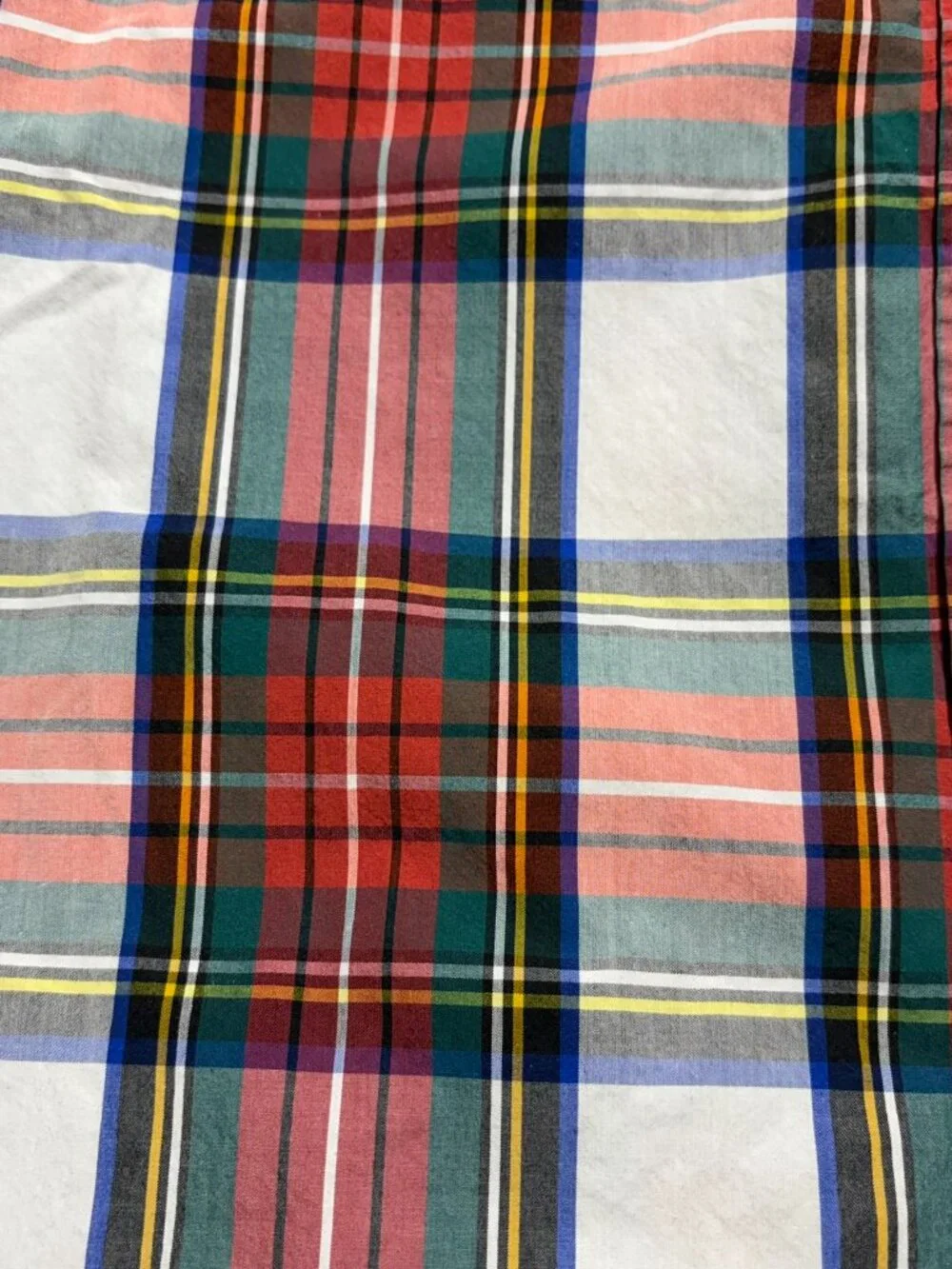 J.Crew Secret Wash Plaid Shirt Cotton Poplin Button Down - Men’s Small